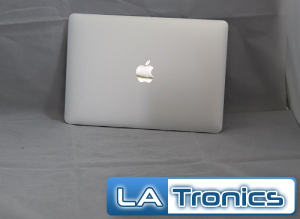 New 2015 Apple Macbook 12" A1534 Silver LCD Back Cover With Hinges 604-02471-04 Image 1