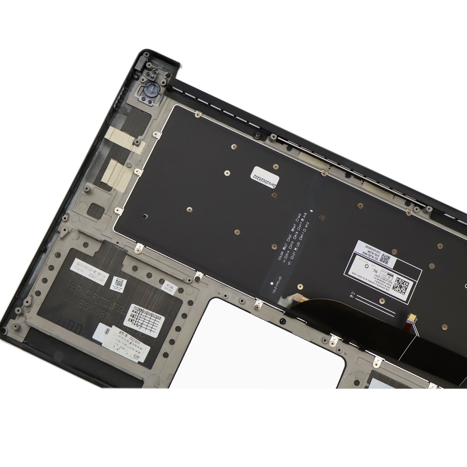 New Dell XPS 15 9560 Precision 5520 Black 15.6" Palmrest Keyboard W Backlit US Image 4