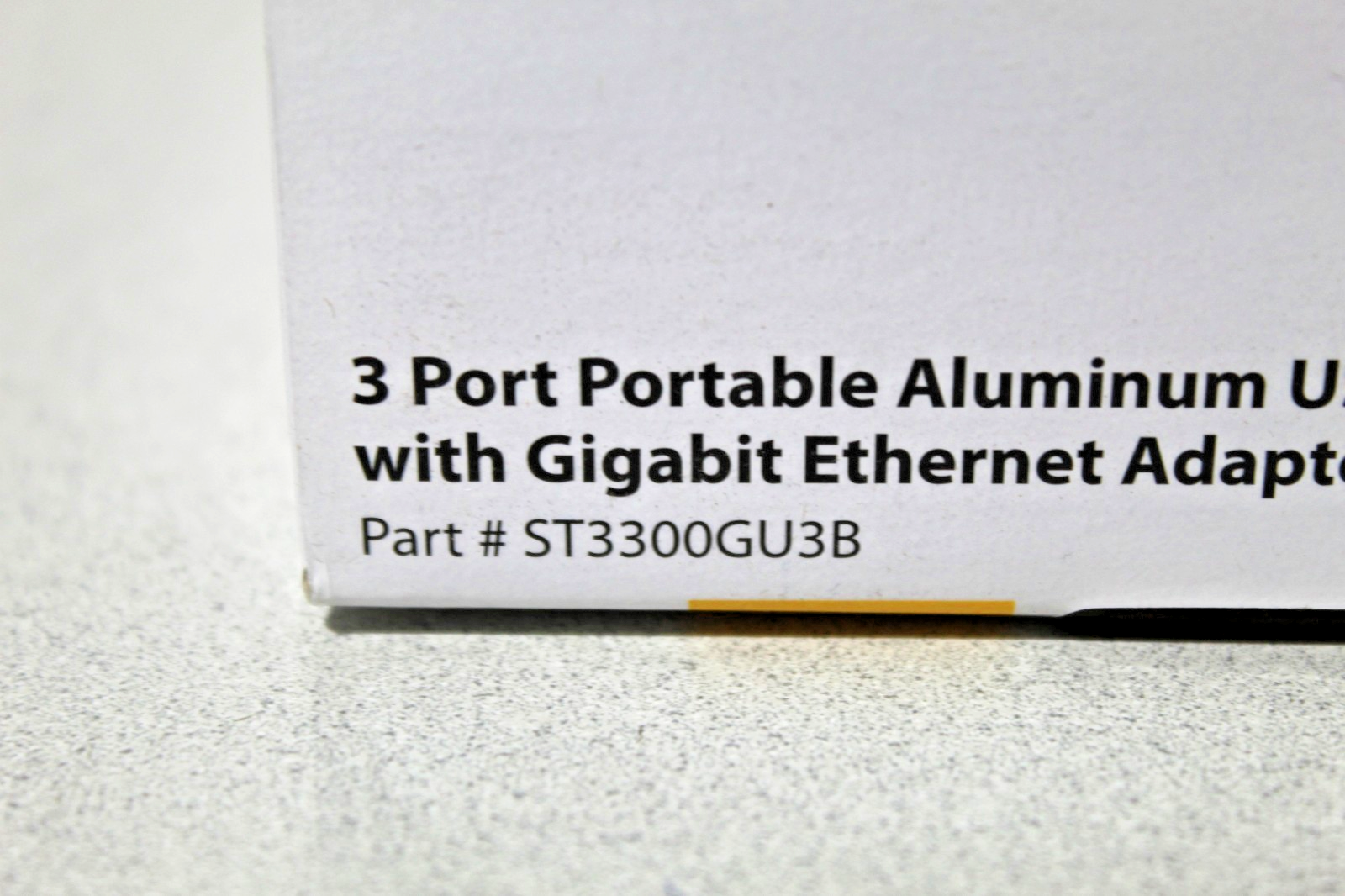 New StarTech 3 Port Portable USB 3.0 Hub Gigabit Ethernet Adapter Image 4