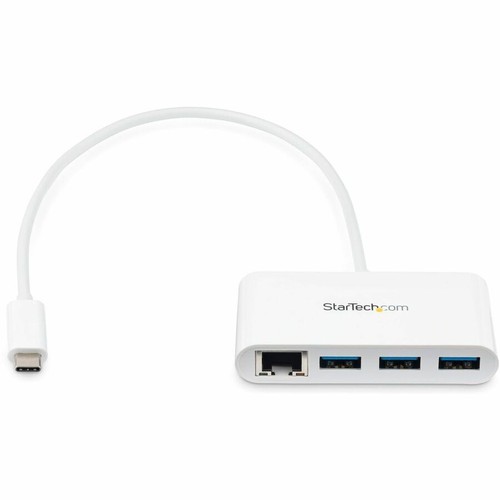 StarTech HB30C3A1GEA 3 Port USB C Hub With Gigabit Ethernet - USB-C To 3x USB-A Image 2