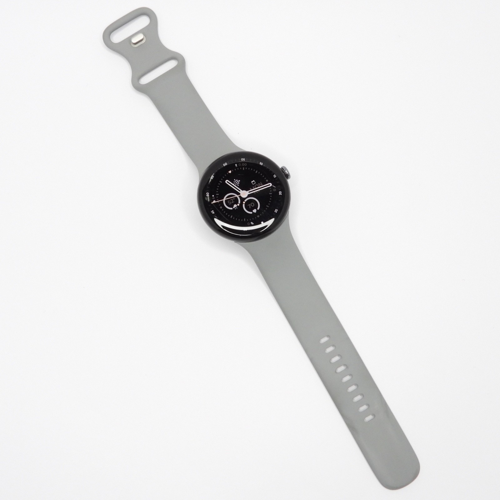 Google Pixel Watch 3 45mm Wi-Fi Aluminum Case Matte Hazel Large 