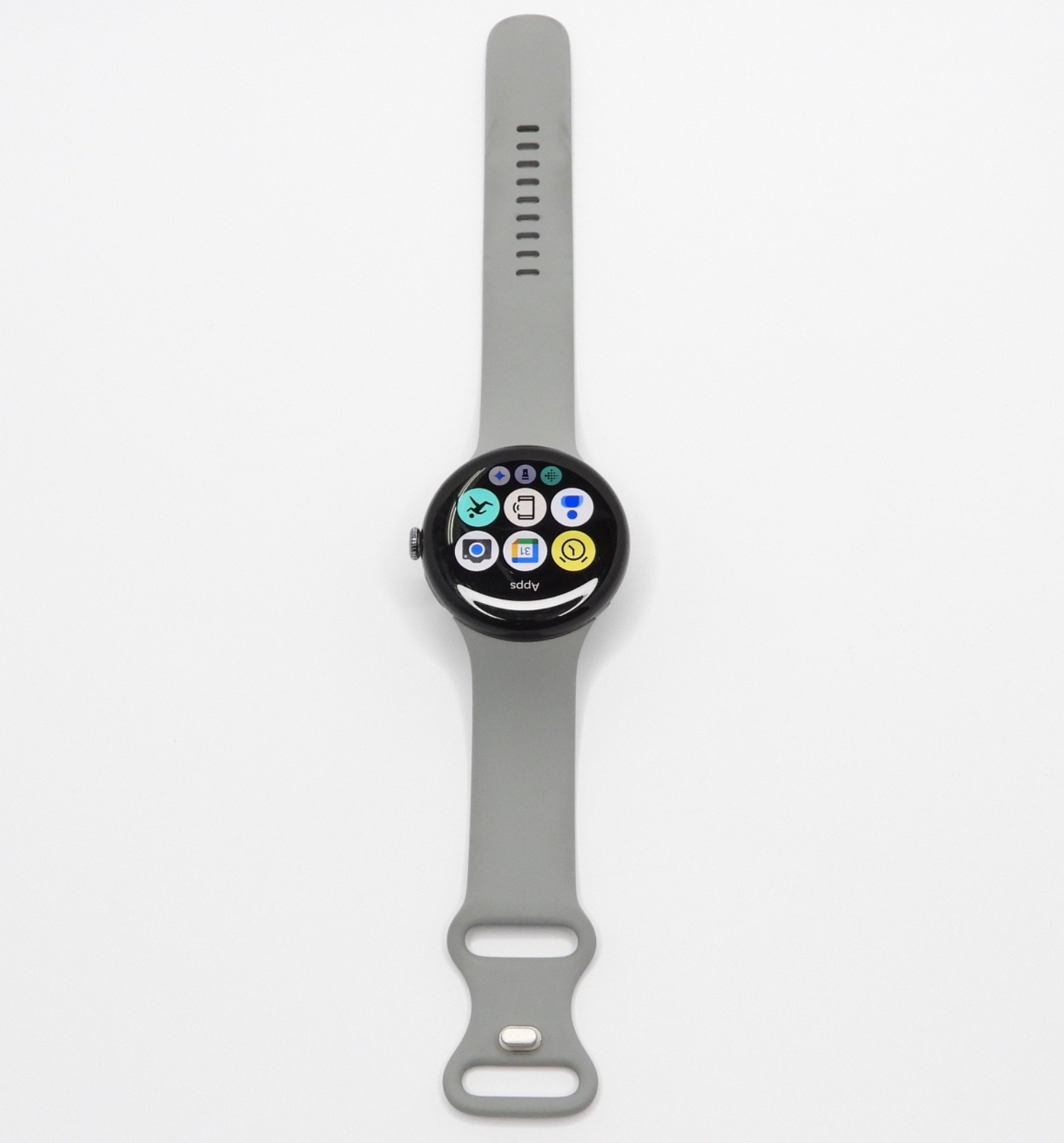 Google Pixel Watch 3 45mm Wi-Fi Aluminum Case Matte Hazel Large 