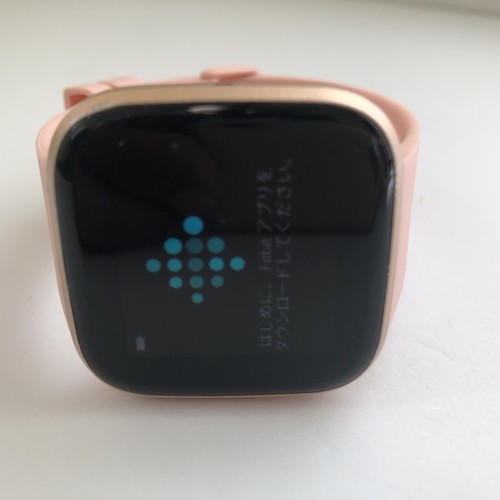 Fitbit FB507RGPK Versa 2 Smartwatch, Copper Rose fitness tracker. excellent Image 2