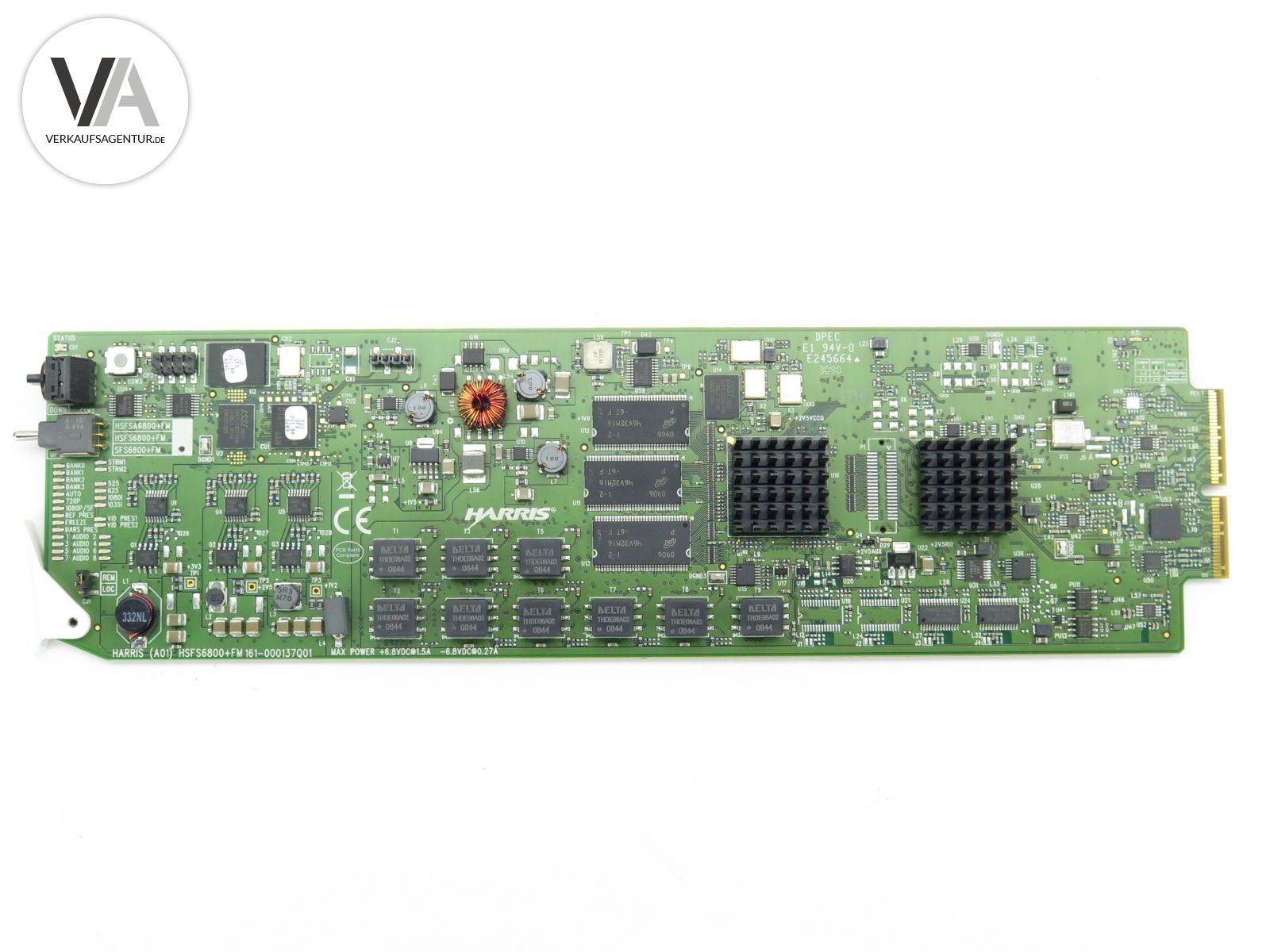Harris Audio Video Frame Synchronizer Amplifier HSFS6800+FM / SFS6800+FM Image 1